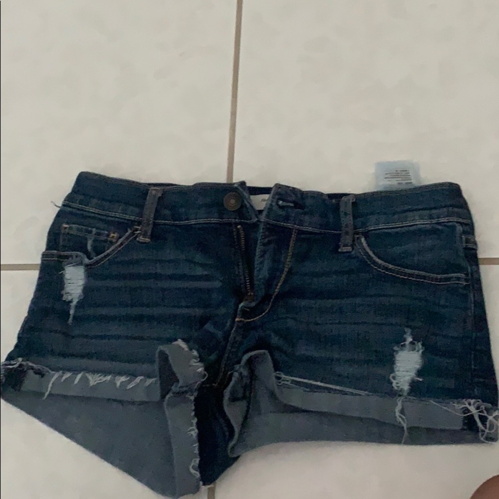 jean shorts with holes